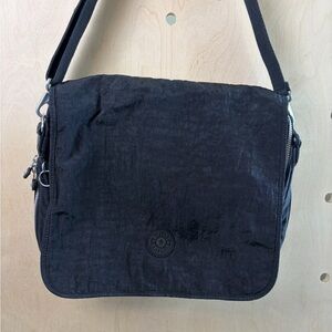 Kipling Hover Crossbody Messenger Bag in Black